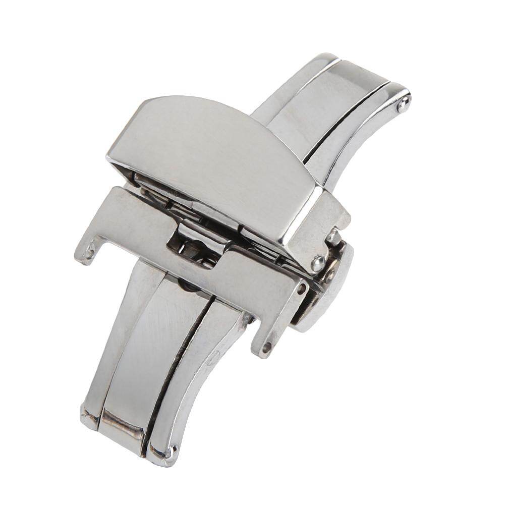Swowski Stainless Steel Flip Lock Butterfly Deployment Clasp Watch Deployant Buckle