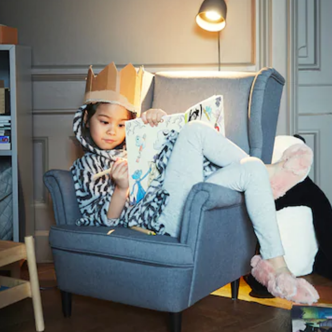 Ikea Strandmon Kids Arm Chair S Comfy Soft Chair Toddlers Chair S Sofa Budak Toddler Chair Kids Chair Kids Sofa Sofa Budak Sofa Kecil Sofa Kanak Kanak Lazada