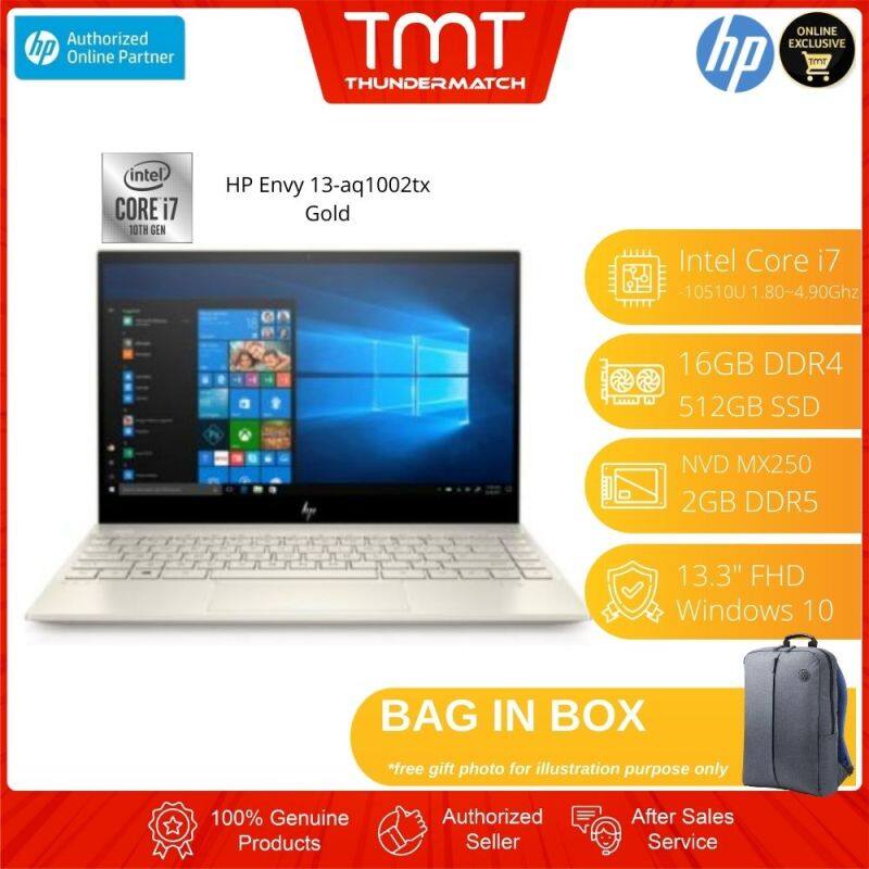 HP Laptop Envy 13-AQ1002TX Gold Malaysia