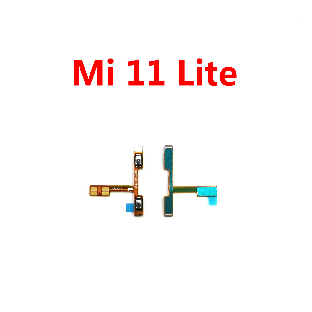 New Power Volume Flex Cable ON OFF Side Button Switch Flex Cable For Xiaomi Mi 11 Lite Mi 11 Pro 5G Replacement Spare Parts