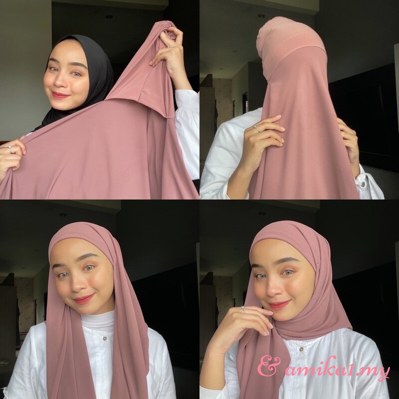 Tudung Shawl Tutorial Loose Shawl Style Malaysian Stock】? Instant