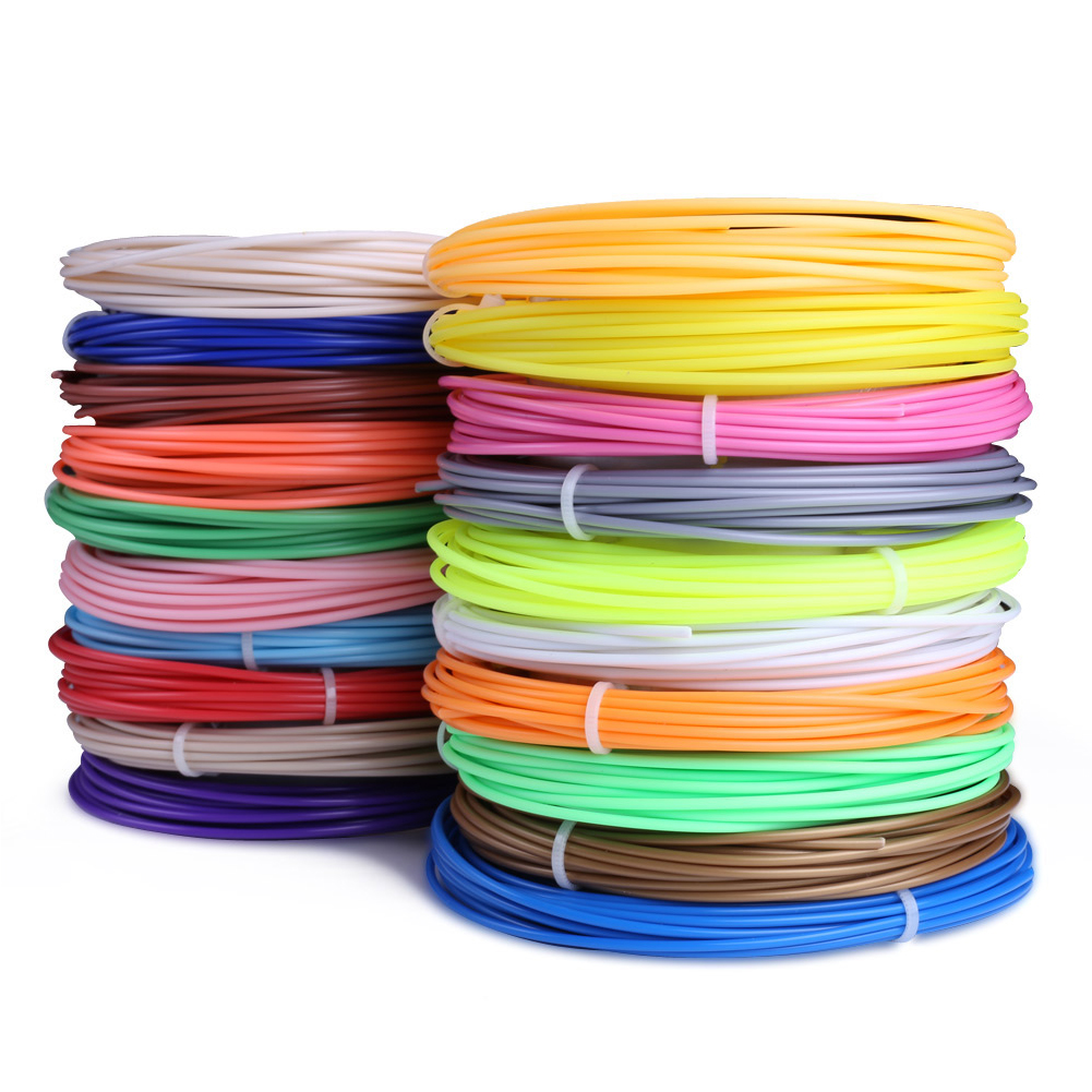 microgood 10/20 Colors 5m 1.75mm PLA Refill Filament Consumable for 3D Printer Drawing Pen