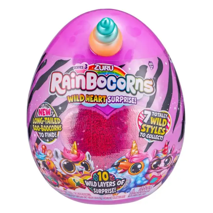 rainbocorns sequin surprise plush