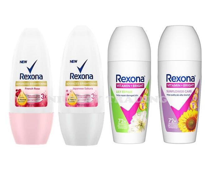 REXONA WOMEN DEODORANT ROLL ON 45ML/50ML 48-Hour Sweat And Odor