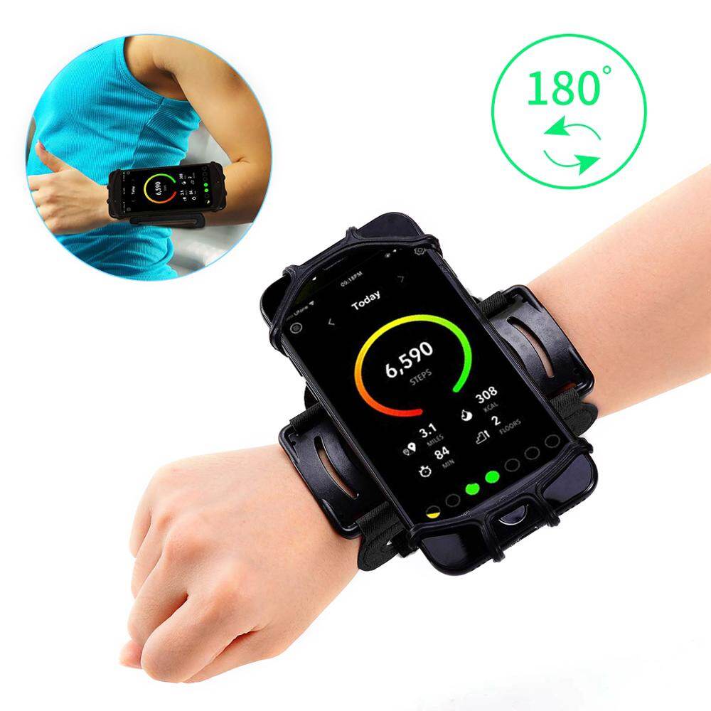 4 -6.5 inch Universal Wristband Phone Holder for iPhone Running Sports Armband for Samsung Cycling Gym Arm band Bag for Huawei iPhone