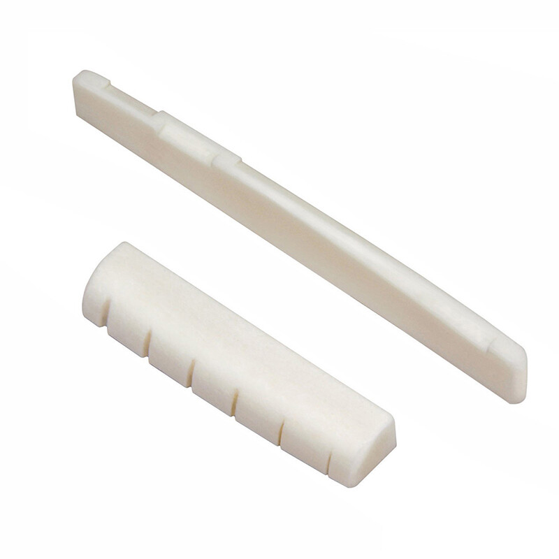 Pnate String Guitar Bone Guitar Bridge Pins Saddle Nut Ivory Acoustic Guitar Bridge