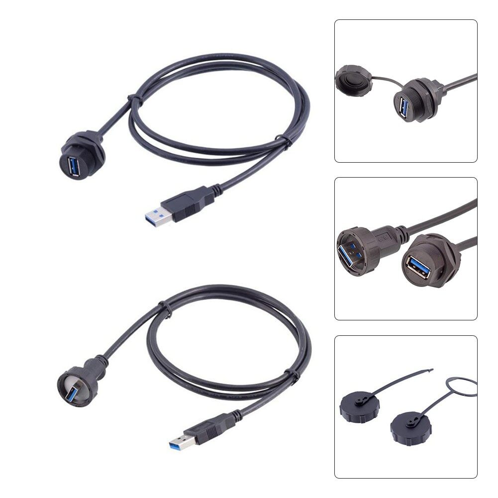 Panel Usb Connector Plug Socket Usb 3.0 Waterproof Adapter Mobile Phones
