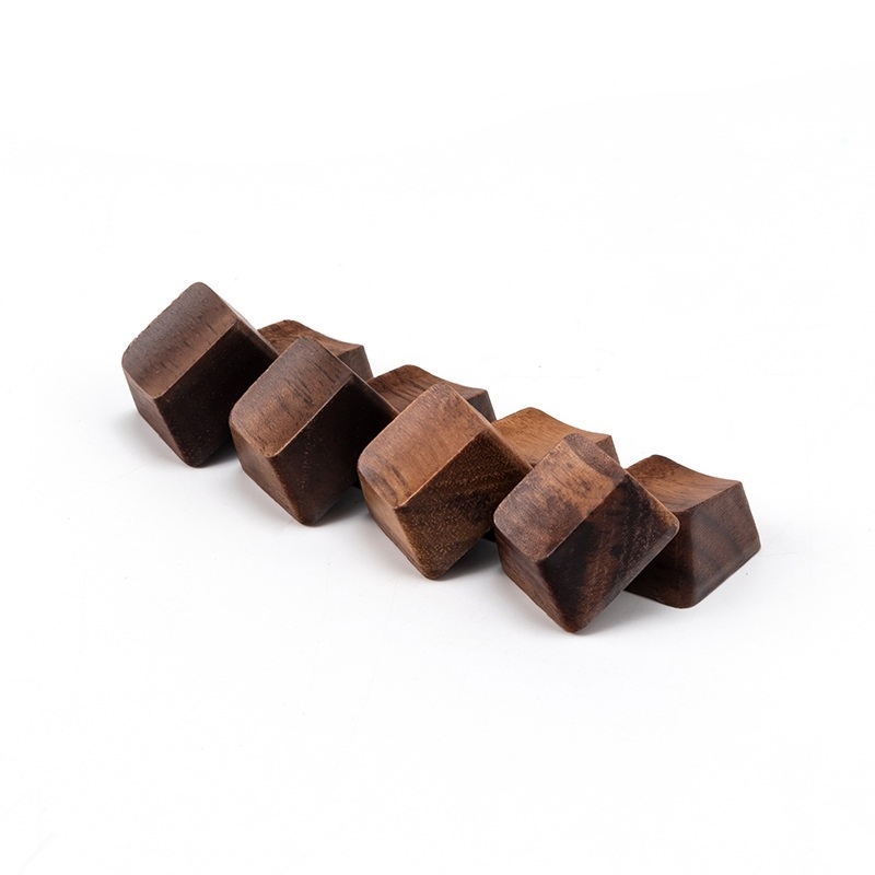 Oem R1 R2 R3 R4 Key Cap (Miss qi's keycap) Walunt Wood Keycap OEM Profile For Mx Mechanical ...