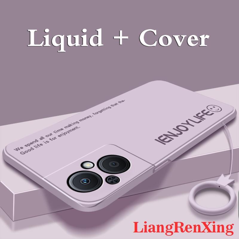 ốp lưng Vỏ Oppo RENO 8Z 5g vỏ điện thoại softcase Silicone lỏng bảo vệ mịn vỏ Cản Sốc chống sốc thiết kế mới ytzimu02 đẹp viền vuông cute