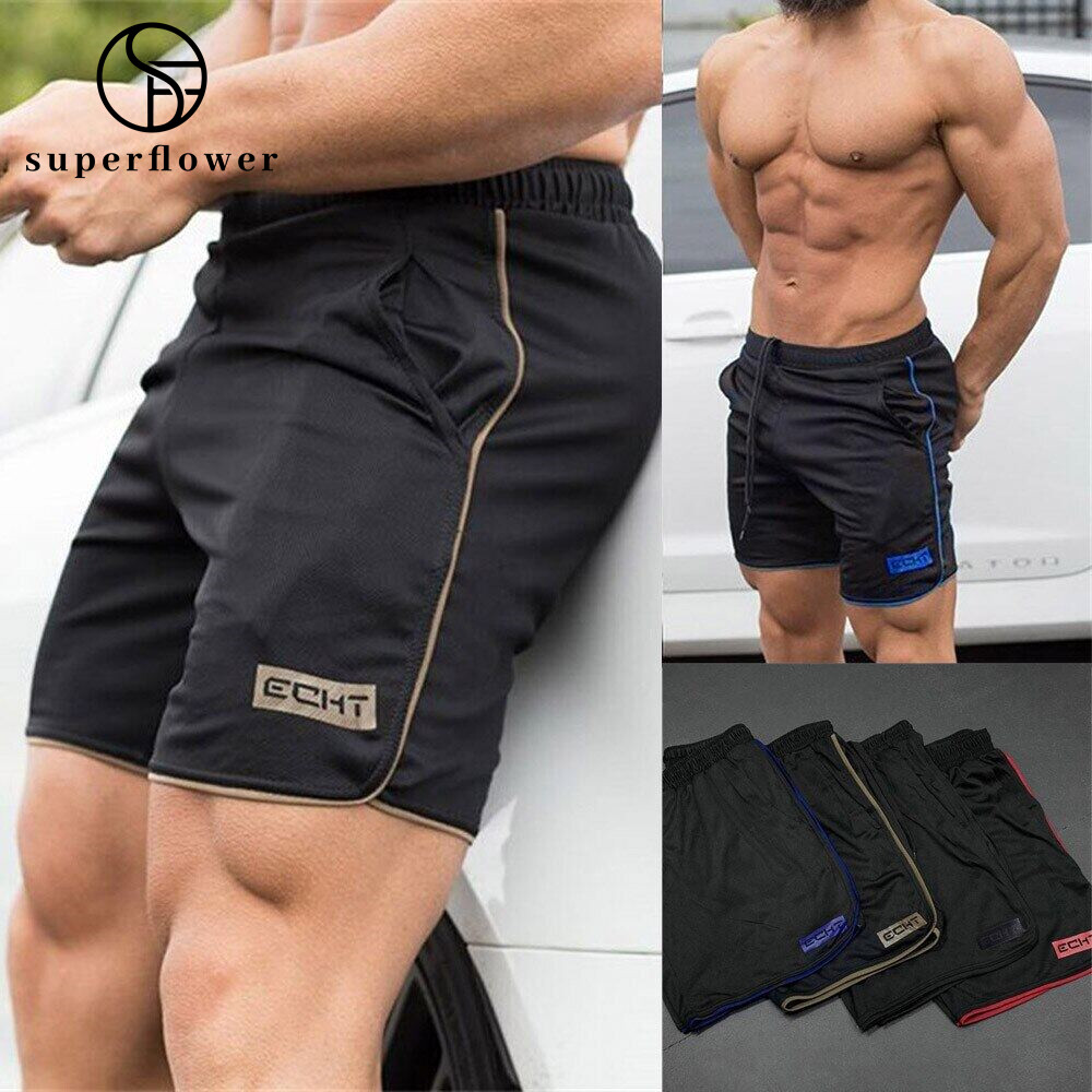 Men's Sports Training Bodybuilding Jogging Shorts Workout Fiess GYM Short Pants_voghion.com
