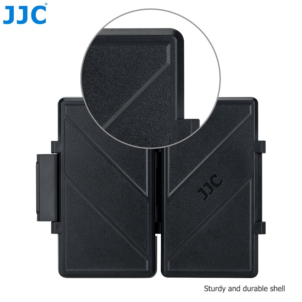 JJC Ultra Thin Memory Card Case Large Capacity Flash Card Storage Box Protection Holder for SD Micro SD MSD TF XQD CFexpress Type A B NS Nintendo Switch Card and M.2 2280 SSD Solid State Drive