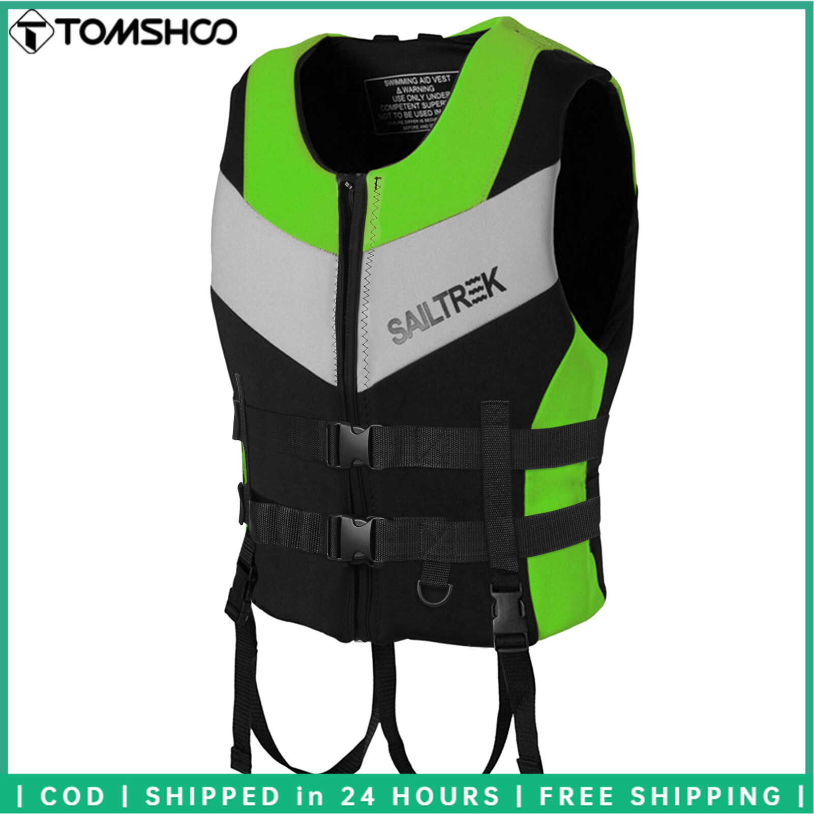Neoprene Life Jacket Watersports Fishing Kayaking Boating Swimming Safety Life Vest