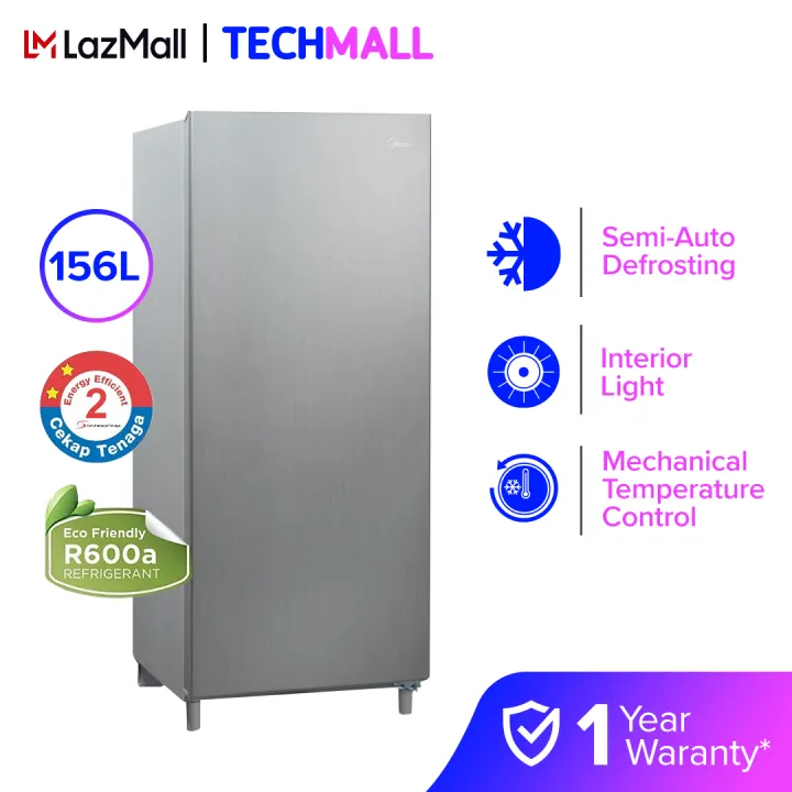 Midea 1 Door Fridge 156l Refrigerator Ms 196 Single Door Lazada