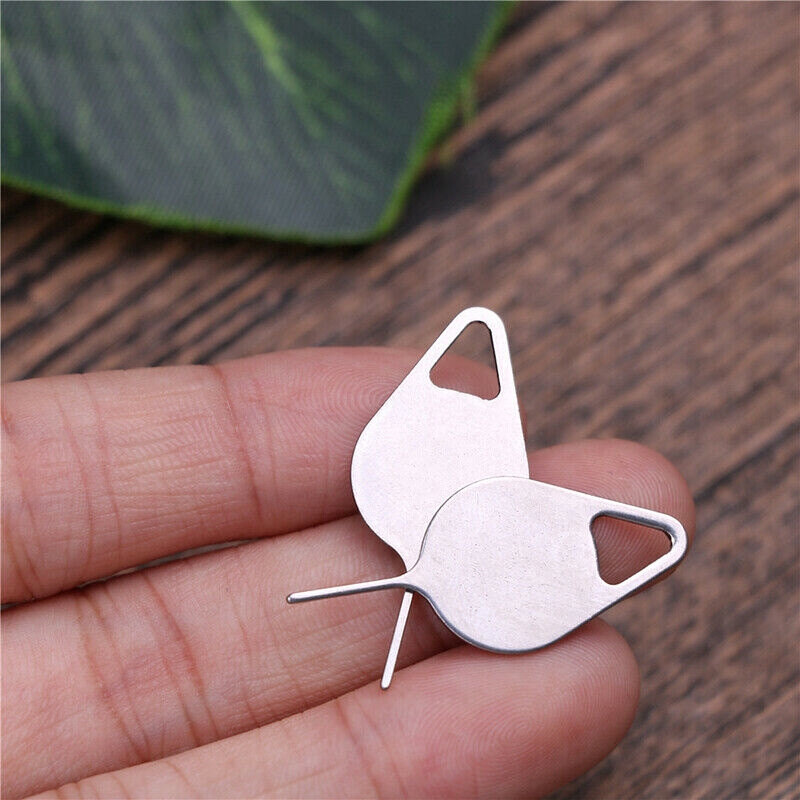 10 Chiếc Khay Đẩy Thẻ SIM Dụng Cụ Tháo Chốt Mở Cho Điện Thoại Di Động
