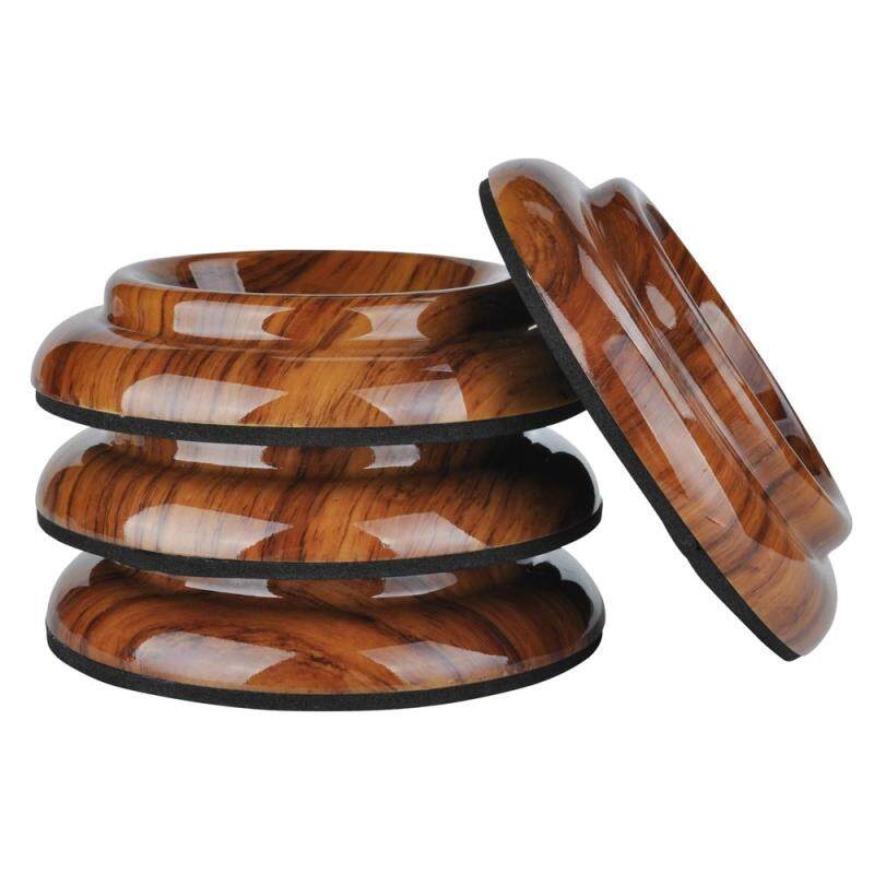 4Pcs Upright Piano Caster Cups,Rosewood Color Piano Caster Piano Leg Floor Protectors with Non-Slip & Anti-Noise Foam for Hardwood Floor(Acrylic) Malaysia