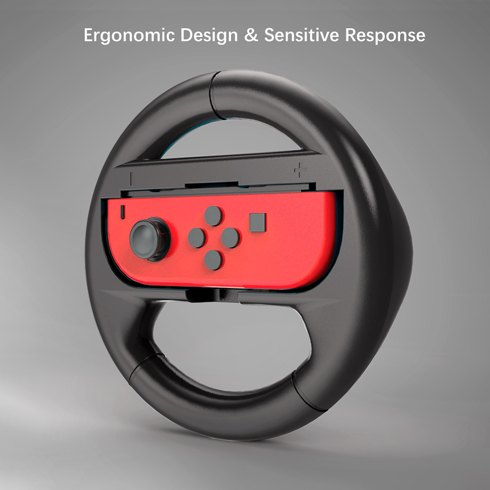 BLUEKAKA Joycon Tay Cầm Đua Lái Trò Chơi Giá Đỡ Bánh Lái Cho Nintendo Switch Oled /NS Joy-Con Tay Cầm Điều Khiển Hỗ Trợ Tay Cầm