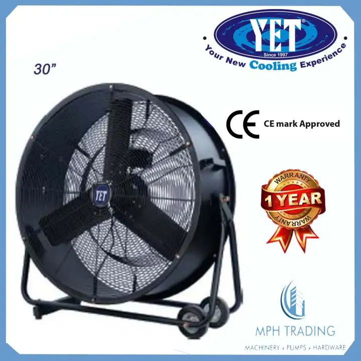 Yet Hvf75n Heavy Duty Powerful 30 30 Inch Industrial Floor Fan