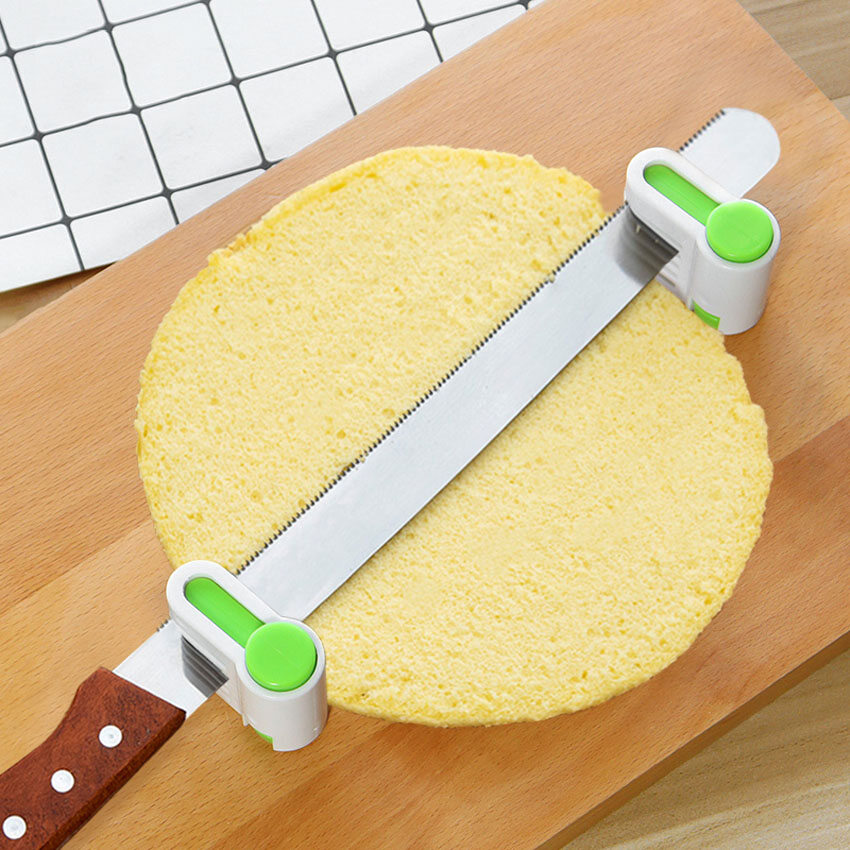 [Hot Sale+Ready Stock]2pcs DIY Cake Slicers 5 Layers Cake Pie Slicer Sheet Guide Cutter Server Bread Cutting Fixator Tools Kitchen Bakeware Tool