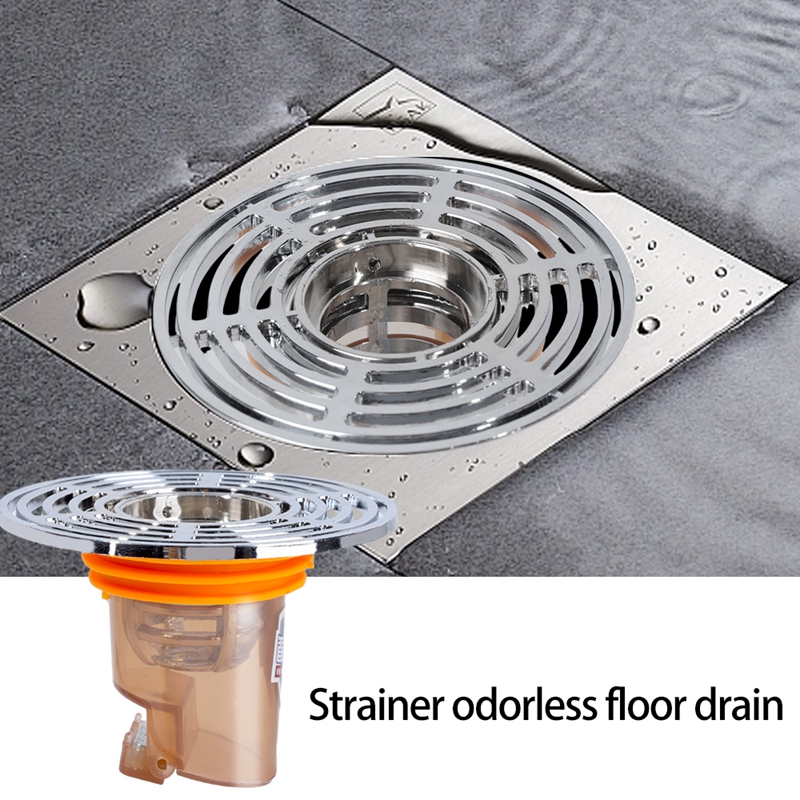 Bathroom Floor Drain Core Removable One-way Drain Valve Universal Sewer Anti-odor Filter Plug