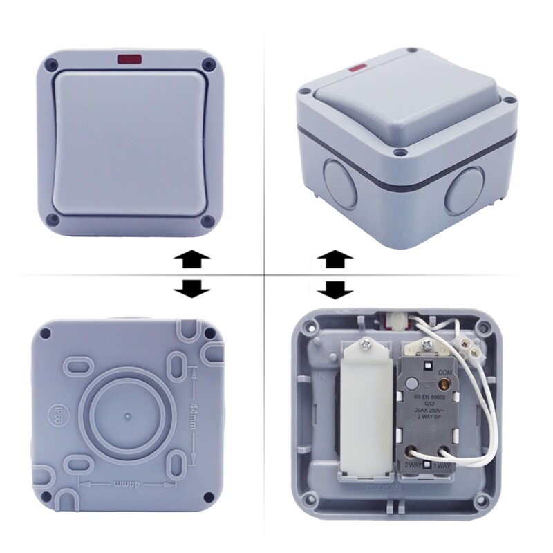Outdoor Waterproof Switch Construction Site Rainstorm Prevention Open ...