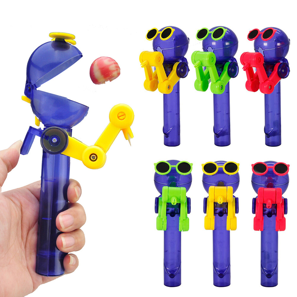 microgood Creative Dust Proof Lollipop Holder Storage Robot Toy Decompression Kids Gift