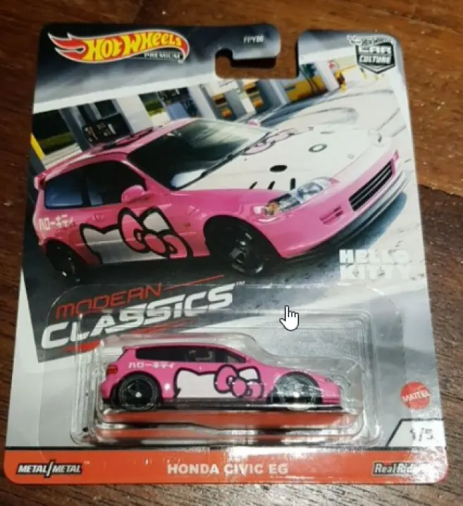 hot wheels hello kitty civic