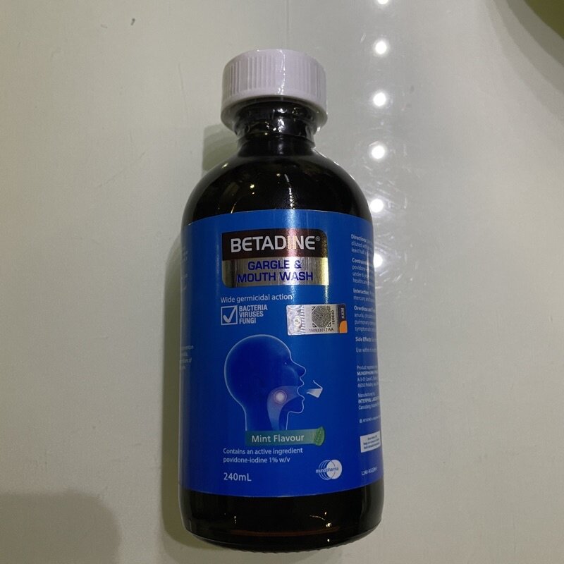 RES CLINIC BETADINE Sorethroat Spray Gargle Mouthwash Kids Nasal Spray