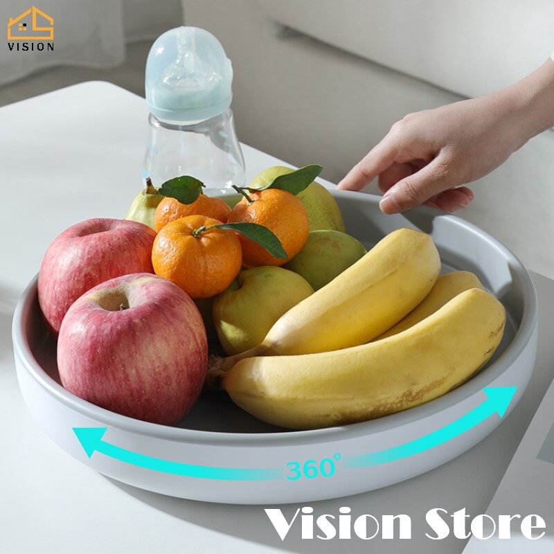 Giá Để Gia Vị Xoay 360 ° Gia Vị Nhà Bếp Kệ Khay Xoay Đựng Chai Gia Vị Đa Năng Hộ Gia Đình Tủ Lưu Trữ Phòng Tắm Bàn Xoay Kệ