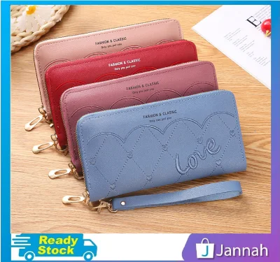 Jannah Love Fashion & Classic Purse Lady Women Bag Zip Purse Wallet Dompet Wanita Clutch 12P3