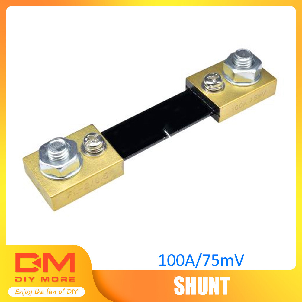 Shunt FL-2 Per Amperometro 75mV DC - 10/20/30/50/100A - Resistenza Di Corrente