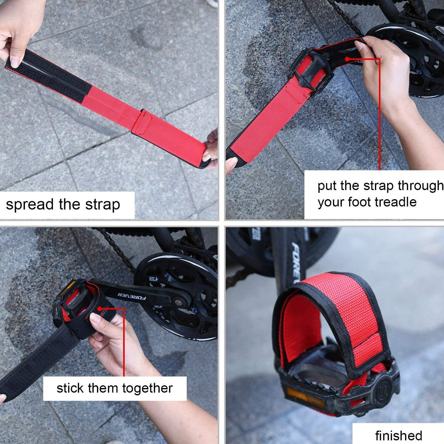 bike pedal straps for toddlers