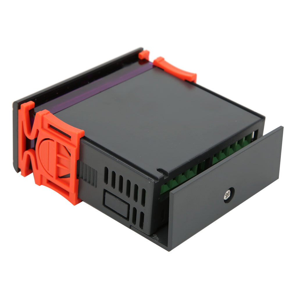 Bộ điều khiển nhiệt độ 10A/220VAC STC-8080A + Nhiệt kế kỹ thuật số làm lạnh rã đông báo động nhiệt độ làm mát sưởi ấm chế độ-50 ° C-99 ° C