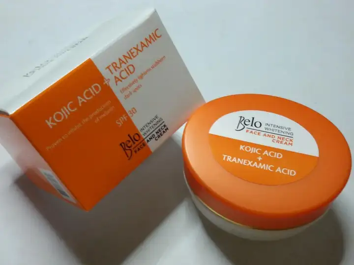 belo intensive whitening face and neck cream ingredients