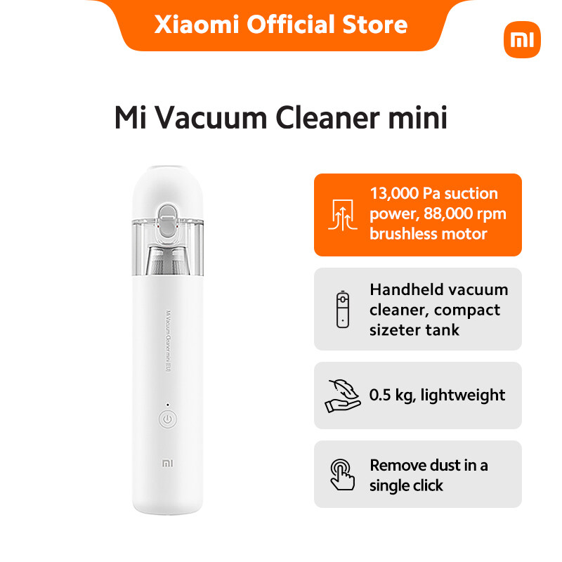 Xiaomi Mi Vacuum Cleaner Mini | Portable, Brushless Motor, One-Click ...
