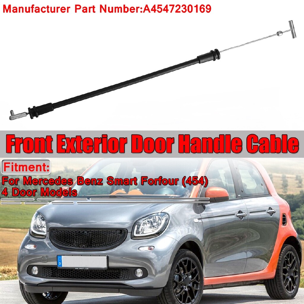 Genuine Smart Car Forfour 454 FRONT Exterior Door Handle Cable A4547230169
