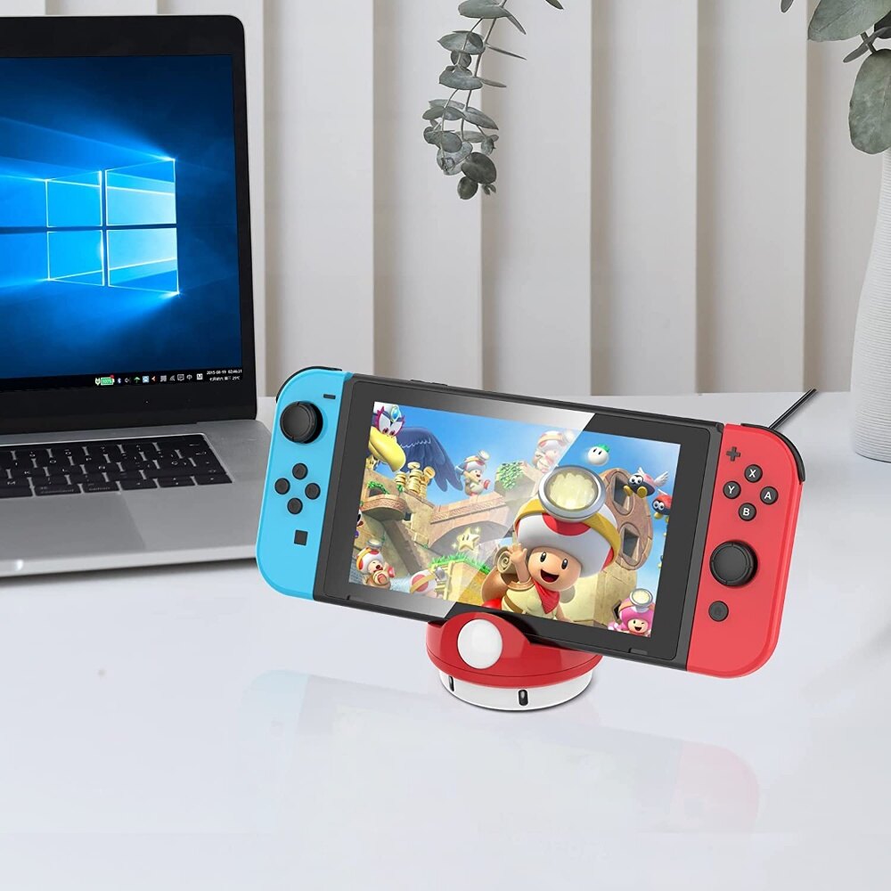 Switch Trạm Nối Cho Bộ Chuyển Đổi Nintendo & Switch Oled/Lite, Đế Sạc Công Tắc Cổng Loại Di Động C, Thay Thế Tương Thích Với Bộ Chuyển Đổi Nintendo Trạm Dock Chính Thức