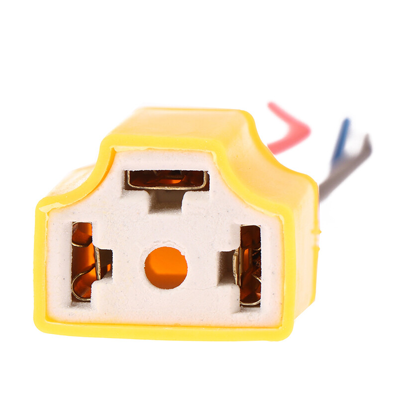ZHANTONG H4 9003 Ceramic Wire Wiring Car Auto Head Light Bulb Lamp Harness Socket Plug
