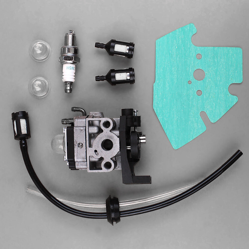 Bộ Chế Hòa Khí Carbon Miếng Đệm Bugi Bộ Ống Nhiên Liệu Cho Honda GX25 GX35 GX 25 35 HHT35 HHT35S FG110 Cắt Tỉa Động Cơ Bộ Dây Dẫn Nhiên Liệu