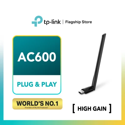 TP-Link AC600(2.4GHz + 5GHz) High Gain 5dBi Antenna Dual Band Wireless Wifi USB Adapter Archer T2U Plus