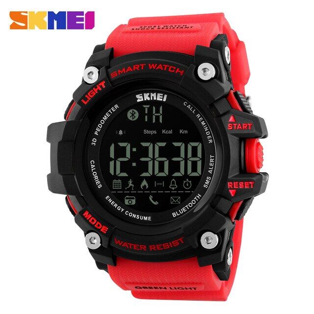 Đồng Hồ Thể Thao Chạy Bộ Ngoài Trời Chronograph LED Không Thấm Nước Pedometer Calorie Counter Kỹ Thuật Số Người Đàn Ông Phụ Nữ Thông Minh Đồng Hồ Đeo Tay