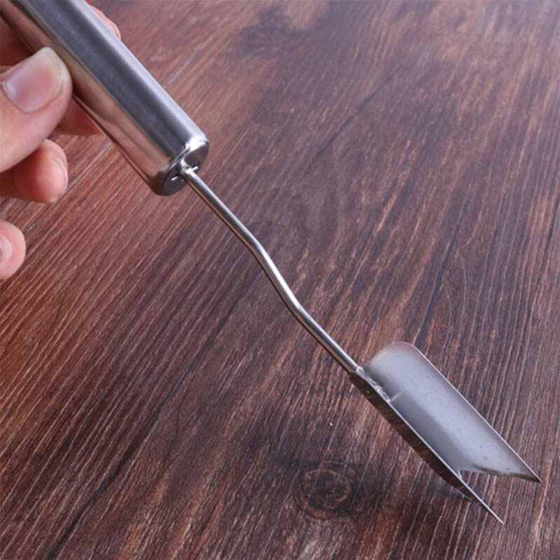 WU FANG Dứa Peeler Trái Cây Công Cụ, Dứa Slicer Dứa Hạt Giống Remover Nhà Bếp Di Động Tiện Ích, 1Pcs Chuyên Nghiệp Thép Không Gỉ