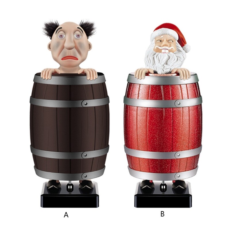Santa Cigarettes Dispenser Cigarettes Storage for Case Spoofed Cigarettes Holder Automatic Ejection Cigarettes Holder