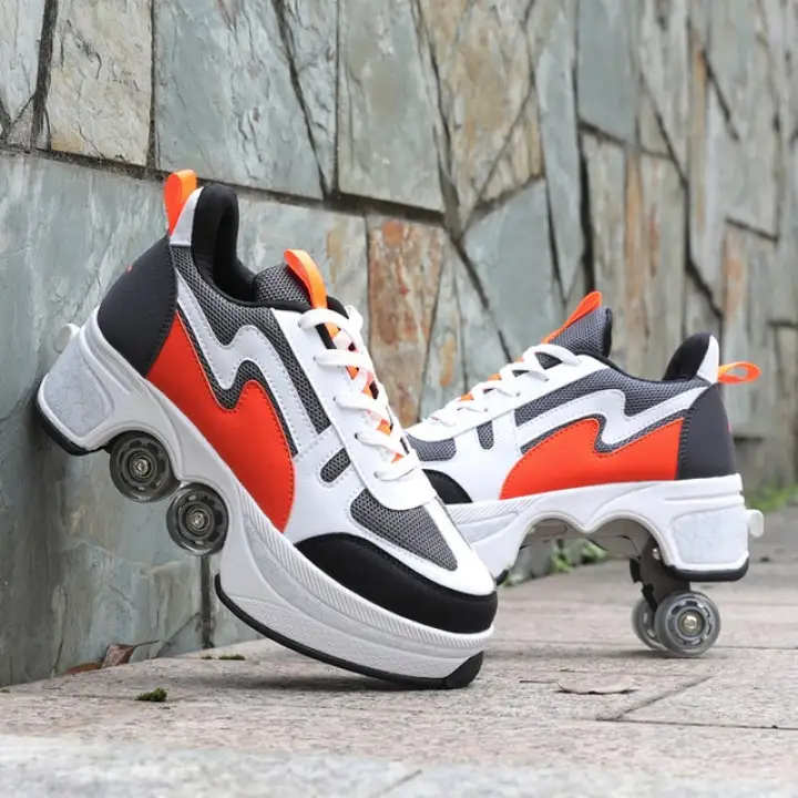 tennis shoes with wheels for adults