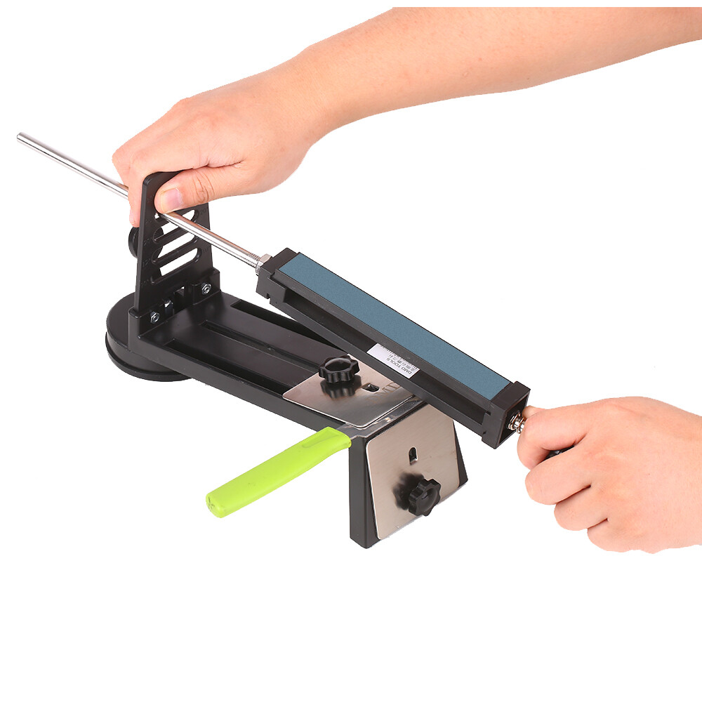 Smart Sensor Fixed-angle Knife Sharpener Kit Knife Grinder Professional Fine Medium Coarse 4 Sharpening Stones 120# 320# 600# 1500# for Knife Scissors