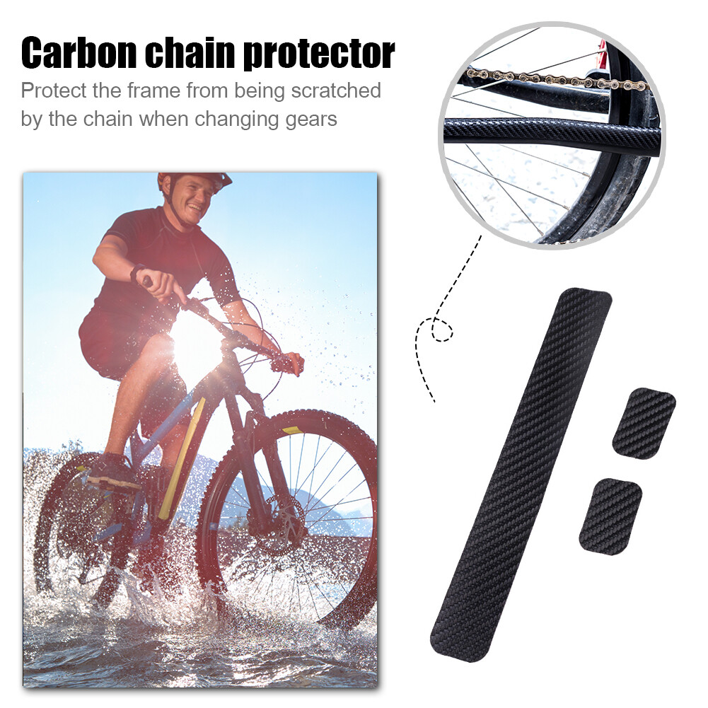 ZTTO MTB Road Bicycle Chain Anti-Scratch Sticker Rear Fork Protector Cover