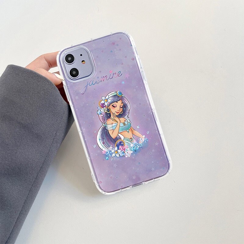 Costum Snow White Alice Princess Mermai Pattern Clear Shockproof Case Anti-fall Soft Case For iPhone 15 14 PRO MAX 14Pro 14Plus 14Promax 13 13pro 13promax 12 12pro 12 Pro Max 11 11pro 11proMax 7 8 7plus 8plus X XR XS MAX 6 6s 6plus 6splus SE 2020