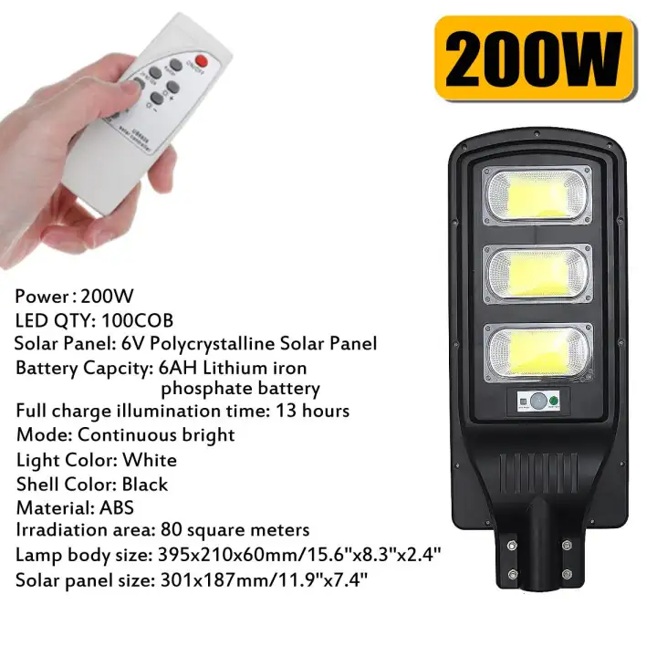 200 400 600w Solar Wall Street Light Motion Induction Outdoor 200 400 600w Solar Wall Street Light