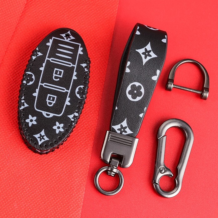 For Nissan key case TPU leather case 2 3 4 key key case