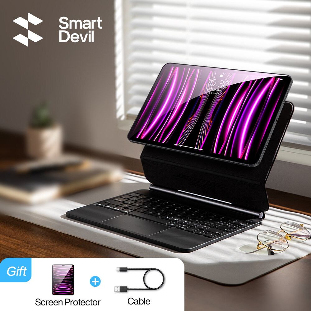 Smartdevil Bàn Phím Ma thuật trường hợp cho bàn phím máy tính bảng Bìa bluetooth không dây máy tính bảng...