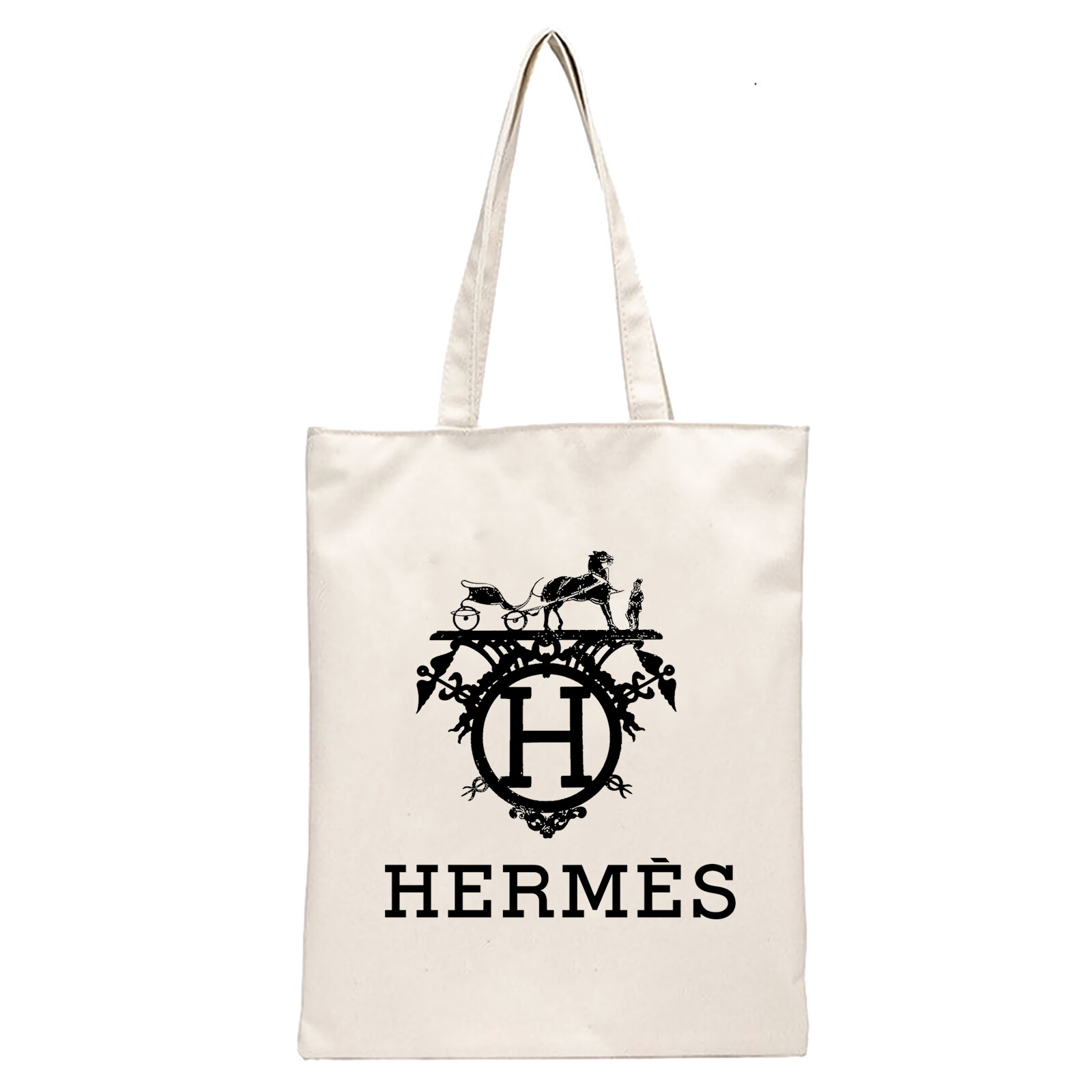 alphabet canvas tote bag